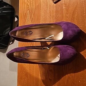 purple Heels size 9